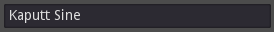 Main screen Kaputt Sine zoom