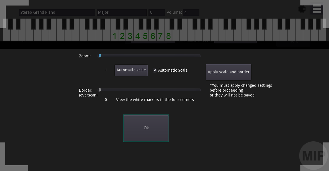scaling border screen
