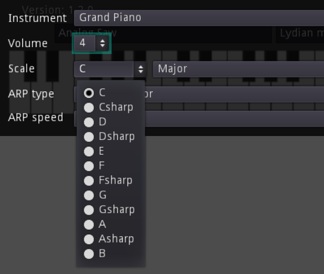 green blue border selected component