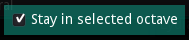 checkbox stay in selected octave